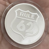 Rule 62 AA Medallion .5 oz .999 Fine Silver Don't Take Yourself Too Damn Serious