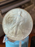 2002 American Silver Eagle 1 oz .999 Fine Silver BU Coin