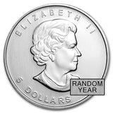 1 oz Silver Canadian Maple Leaf Coin .9999 Bullion BU