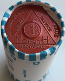 Bulk Lot of 25 Wholesale AA 1 Month 30 Days Desire Chip Medallion Aluminum Chips