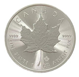 2021 Royal Canadian Mint Maple Leaf 1oz .9999 Fine Silver Coin