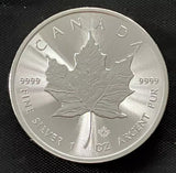 2021 Royal Canadian Mint Maple Leaf 1oz .9999 Fine Silver Coin