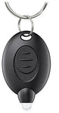 LED Keychain Flashlight Mini LED Keychain Light 12 Lumen Portable Ultra Bright Battery Powered Key Ring Torch for Outdoor Camping Hiking and Emergency Lighting, Black Shell