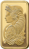 1 Gram Gold Bar PAMP Suisse Lady Fortuna (.9999 Fine, New in Assay)