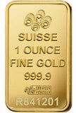 1 Gram Gold Bar PAMP Suisse Lady Fortuna (.9999 Fine, New in Assay)