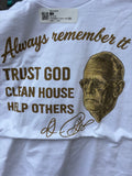 Doctor Bob Rx Always Remember It – Trust God, Clean House, Help Others Unisex T-Shirt