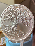 Tree Of Life 1 oz .999 Fine Silver Coin Niue Coat Of Arms Medallion 2024