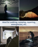 LED Keychain Flashlight Mini LED Keychain Light 12 Lumen Portable Ultra Bright Battery Powered Key Ring Torch for Outdoor Camping Hiking and Emergency Lighting, Black Shell