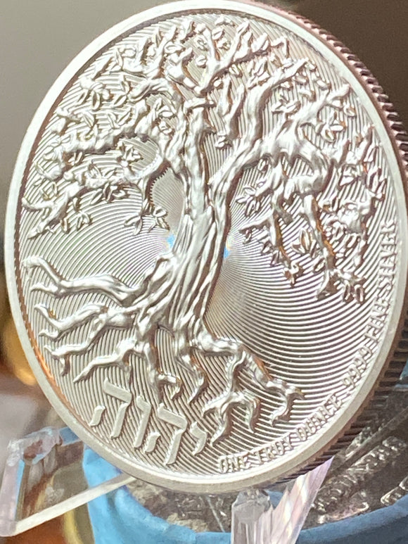 Tree Of Life 1 oz .999 Fine Silver Coin Niue Coat Of Arms Medallion 2024