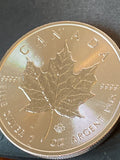 1 oz Silver Canadian Maple Leaf Coin .9999 Bullion BU