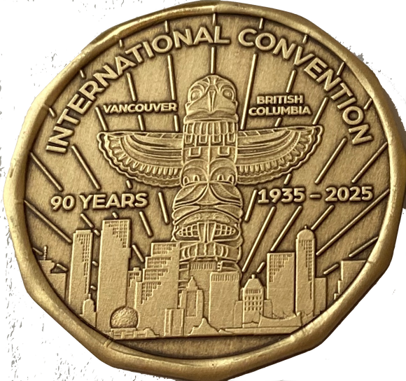 Wendells International Convention 2025 - 90 Years Language Of The Heart AA Medallion