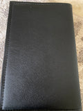 AA Big Book Cover Vinyl Leather Feel Medallion Holder Serenity Prayer Black Color