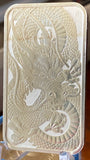 2021 Perth Mint 1 Oz .999 Silver Year of The Dragon Bar