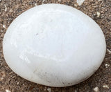 Acceptance Engraved Inspirational Pocket Stone White Natural River Polished Rock
