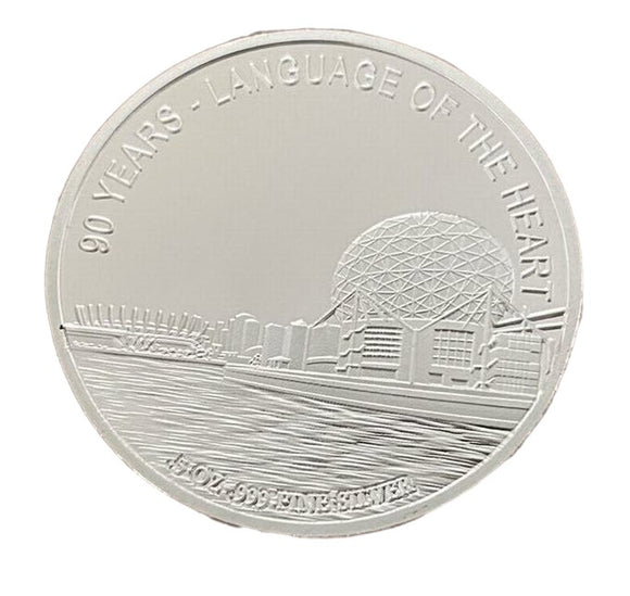 .999 Fine Silver International Convention 2025 - 90 Years Language Of The Heart AA Medallion