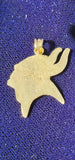 1993 Minnesota Vikings Viking Head Pendant – Solid 10K Gold – Vintage NFL Jewelry 2.48g