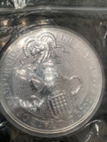 2020 Yale of Beaufort 10 oz Silver Coin UK Royal Mint Tudor Beast Series