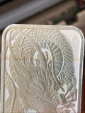 2021 Perth Mint 1 Oz .999 Silver Year of The Dragon Bar