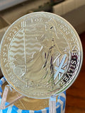 2021 Great Britain 1oz .999 Fine Silver 2 Pounds Britannia Coin