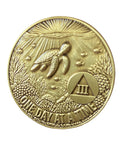 1 - 10 Year Seaturtle AA Medallion One Day At A Time Serenity Prayer Sea Turtle Sobriety Chip