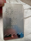 Milk Spotted 10 oz British Royal Mint .999 Fine Silver Britannia Bar (New)