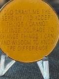 Keep It Simple Recovery Coin – Butterfly AA Serenity Prayer Sobriety Medallion