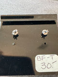 Vintage Sterling Silver AA Circle & Triangle Stud Earrings | Alcoholics Anonymous Recovery Jewelry | .925 Post Earrings