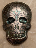 10 Troy Ounce .999 Fine Silver Skull Bar – Hand-Poured Collectible Art Piece