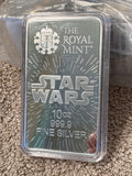 10 Oz Star Wars .999 Fine Silver Bar The Royal Mint Light Side Bar