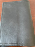 AA Big Book Cover Vinyl Leather Feel Medallion Holder Serenity Prayer Black Color