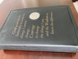 AA Big Book Cover Black Color Vinyl Leather Feel Medallion Holder Serenity Prayer Black Color