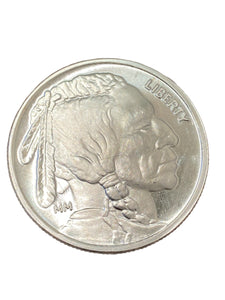 1 oz Buffalo Round .999 Fine Silver Bullion Coin Native American