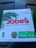 Palm Tree Fertilizer Spikes Jobes 5 Spike Box