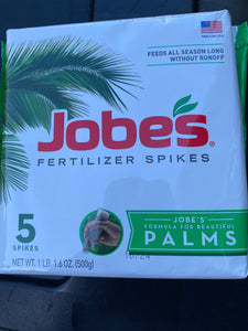 Palm Tree Fertilizer Spikes Jobes 5 Spike Box