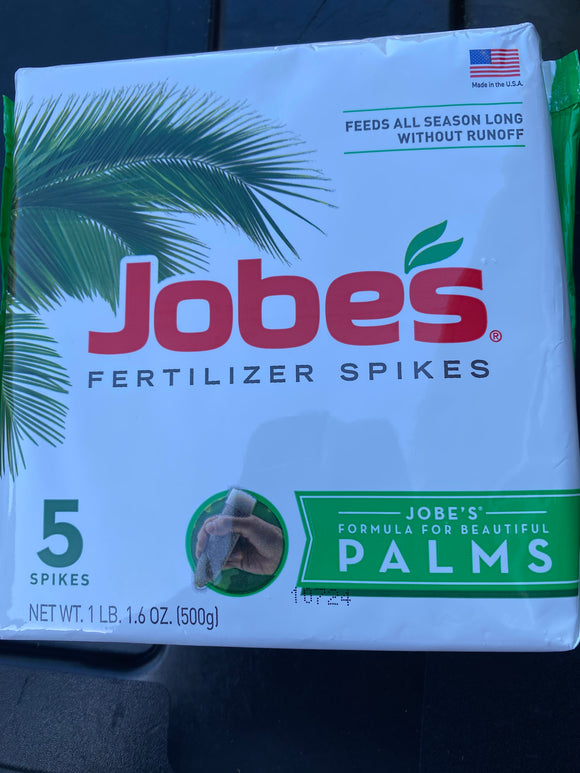 Palm Tree Fertilizer Spikes Jobes 5 Spike Box