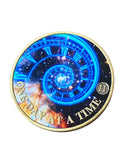 1 - 10 Year Time Spiral Universe One Day At A Time Serenity Prayer Medallion