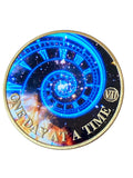 1 - 10 Year Time Spiral Universe One Day At A Time Serenity Prayer Medallion