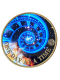 1 - 10 Year Time Spiral Universe One Day At A Time Serenity Prayer Medallion