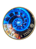 1 - 10 Year Time Spiral Universe One Day At A Time Serenity Prayer Medallion