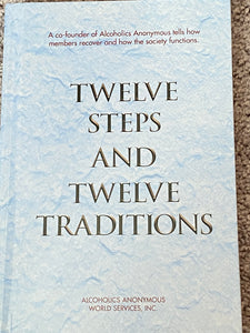 AA Twelve Steps And Twelve Traditions Alcoholics Anonymous Hard Cover Book