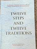 AA Twelve Steps And Twelve Traditions Alcoholics Anonymous Hard Cover Book