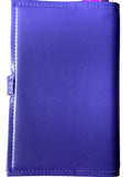 AA Big Book & 12 x 12 Double Cover Leather Feel Vinyl Medallion Holder Serenity Prayer Purple Color