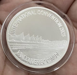 .999 Fine Silver International Convention 2025 - 90 Years Language Of The Heart AA Medallion