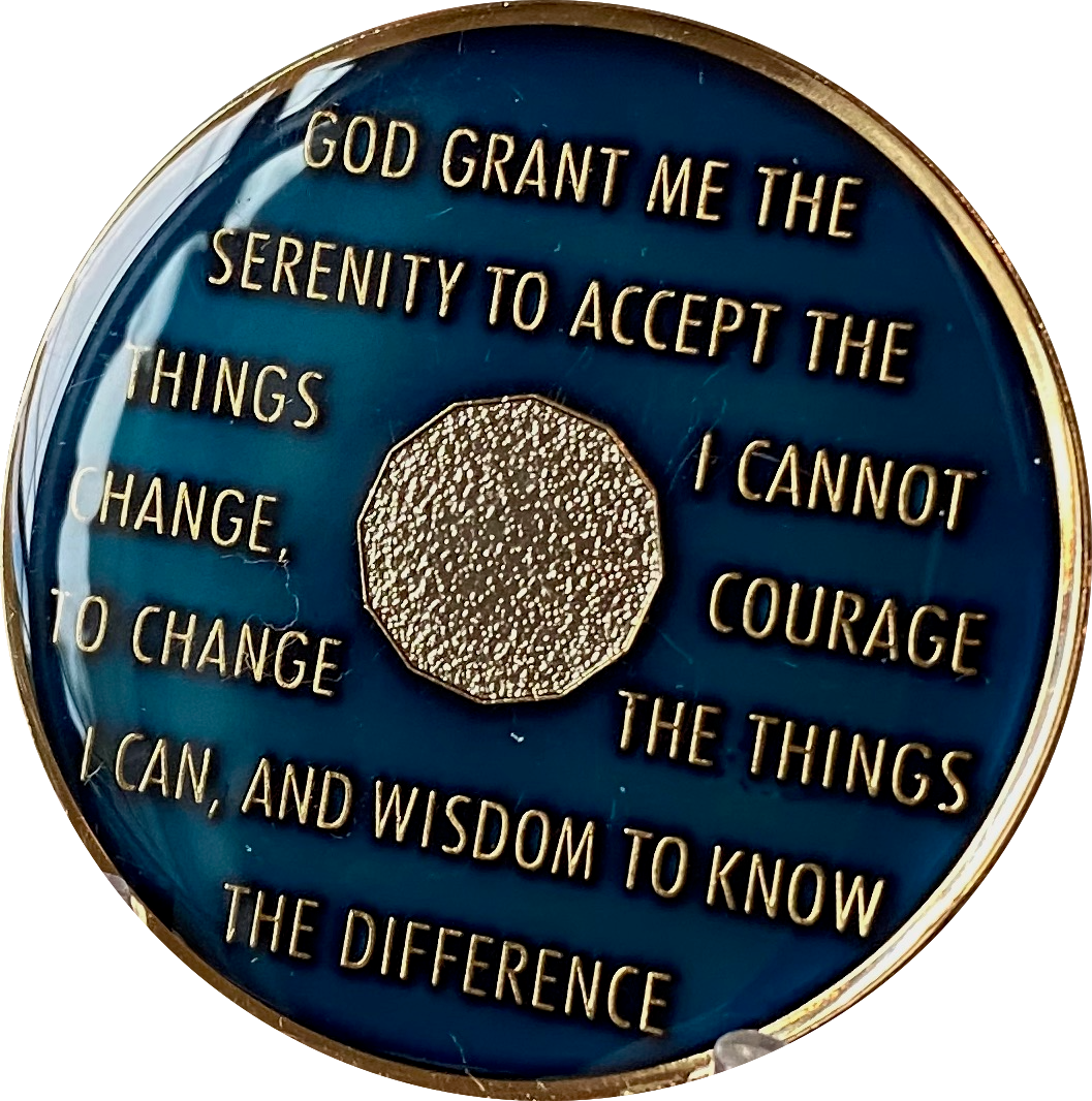Cool Blue Fire Tri-Plate Recovery Medallion - View #12