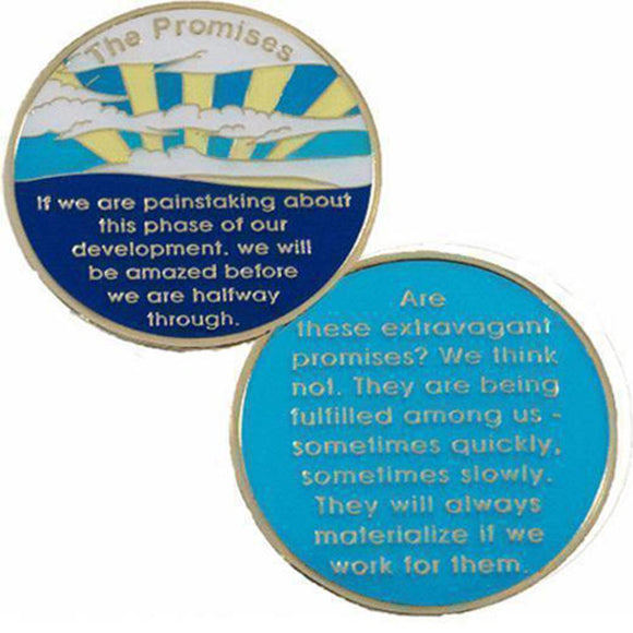 AA Promises Sobriety Medallion Are These Extravagant Promises Chip