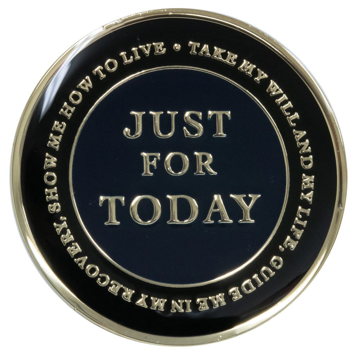 15 Year NA Style Clean Time Medallion Pink Rose Crystal Black Tri