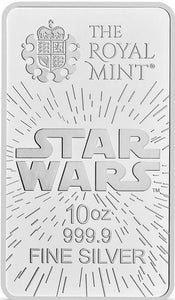 10 Oz Star Wars .999 Fine Silver Bar The Royal Mint Light Side Bar