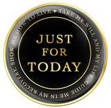 1 - 10 15 20 25 Year NA Clean Time Medallion Skull Design Black Sobriety Chip