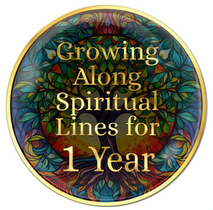 Tree Of Life Tri-Plate Medallion Growing Along Spiritual Lines Year 1 - 40