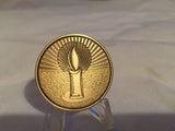 It Is Better To Light A Candle Than Curse The Darkness Medallion Chip Coin - RecoveryChip